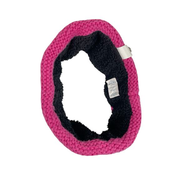 Lululemon Womens Head Band Ear Warmer Pink Black Wool Blend - Picture 4 of 5